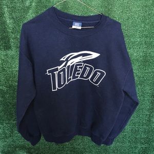 vintage Y2K University of Toledo Crewneck Sweatshirt M MV sport tag NCAA